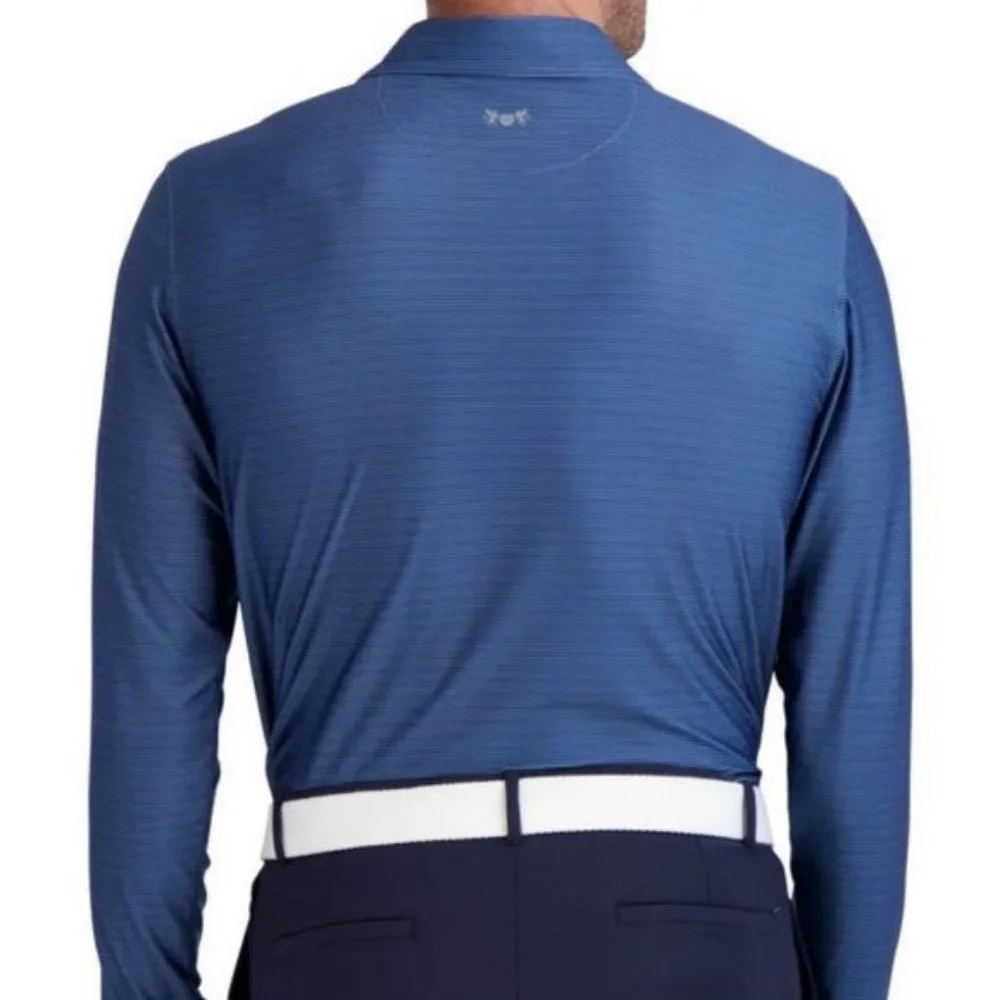 Hickey Freeman Striped Polo Size Medium NWT - Picture 3 of 4